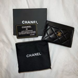 Chanel cardholder wallet